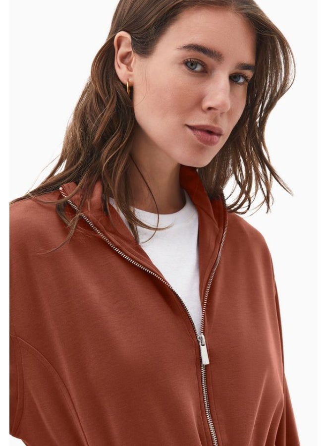 OXXO Modal Zip Sweatshirt - Image 1